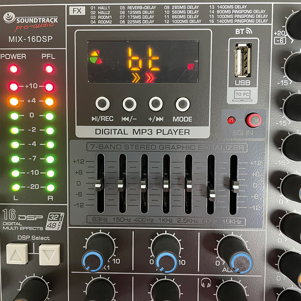 MIX-16DSP Mezcladora pasiva - Imagen 3